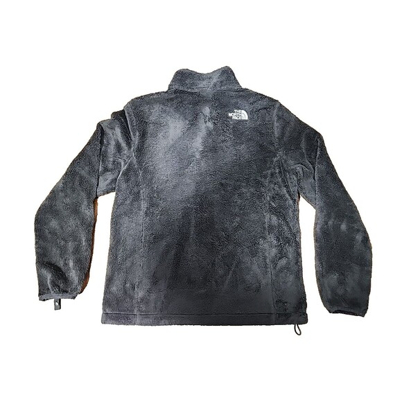 The North Face Jacket Womens M Black Osito Full Zip Fuzzy Soft Fleece Half Dome - Picture 9 of 10